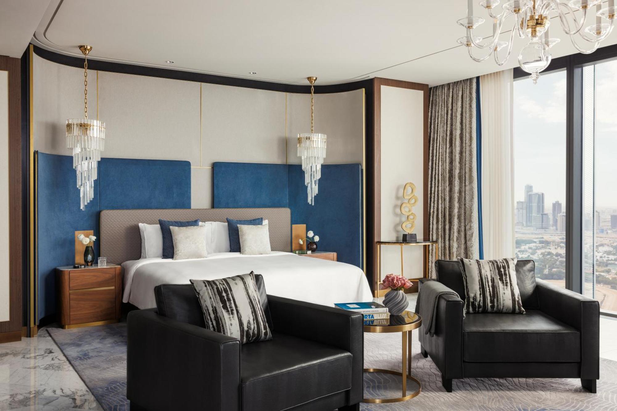 One&Only One Za'Abeel Hotel Дубай Екстериор снимка A bedroom at The St. Regis Mumbai